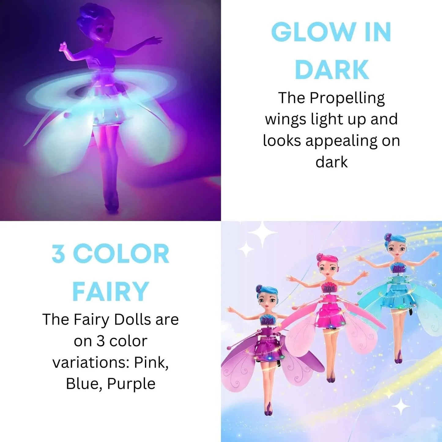 FairyFly™ – Magical Hand-Controlled Flying Princess Doll