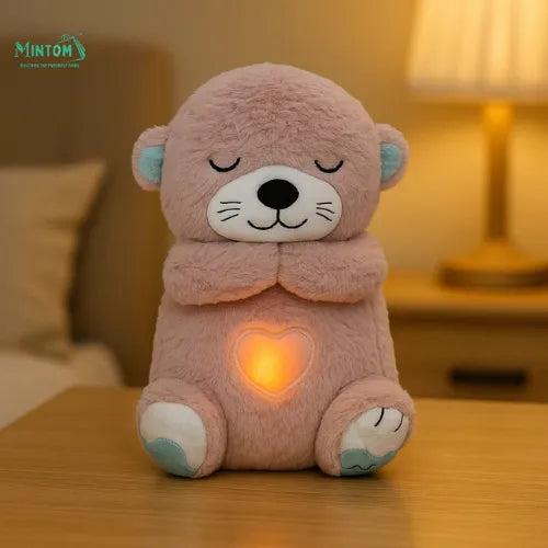 Breathing Teddy Bear with Soothing Music™ – Anxiety Relief Plush Toy for Kids & Adults