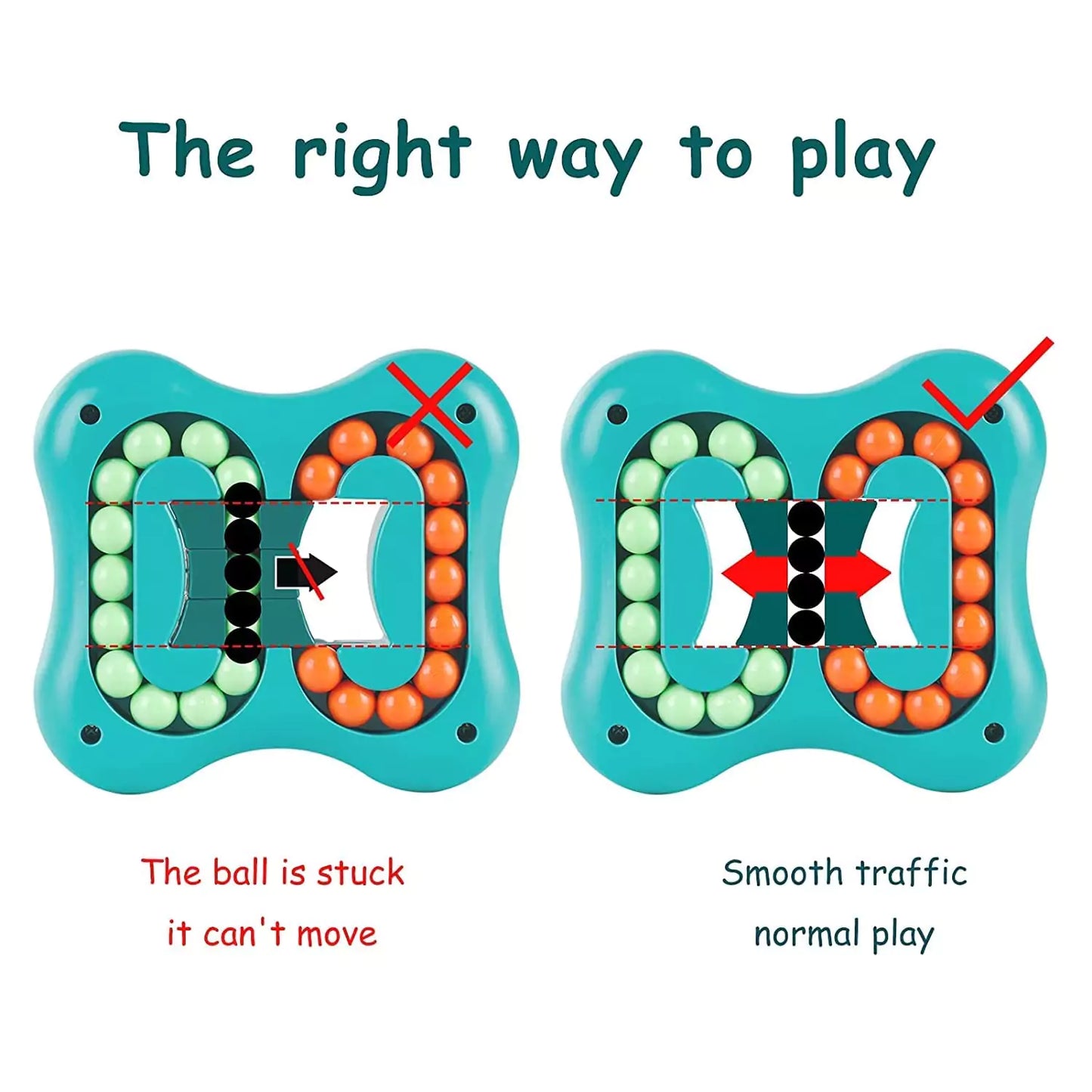 Rotating Magic Bean Cube – Intelligent Stress Relief Toy™
