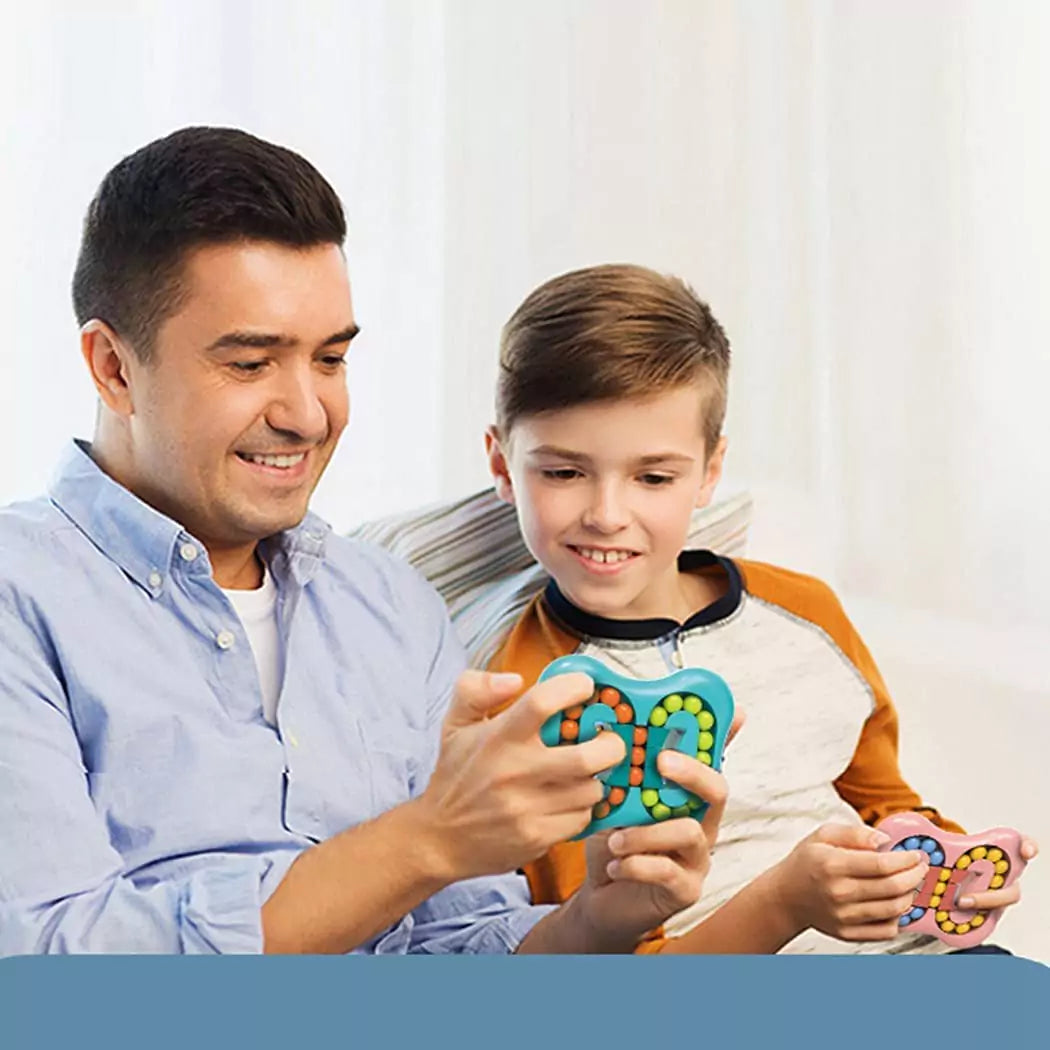 Rotating Magic Bean Cube – Intelligent Stress Relief Toy™