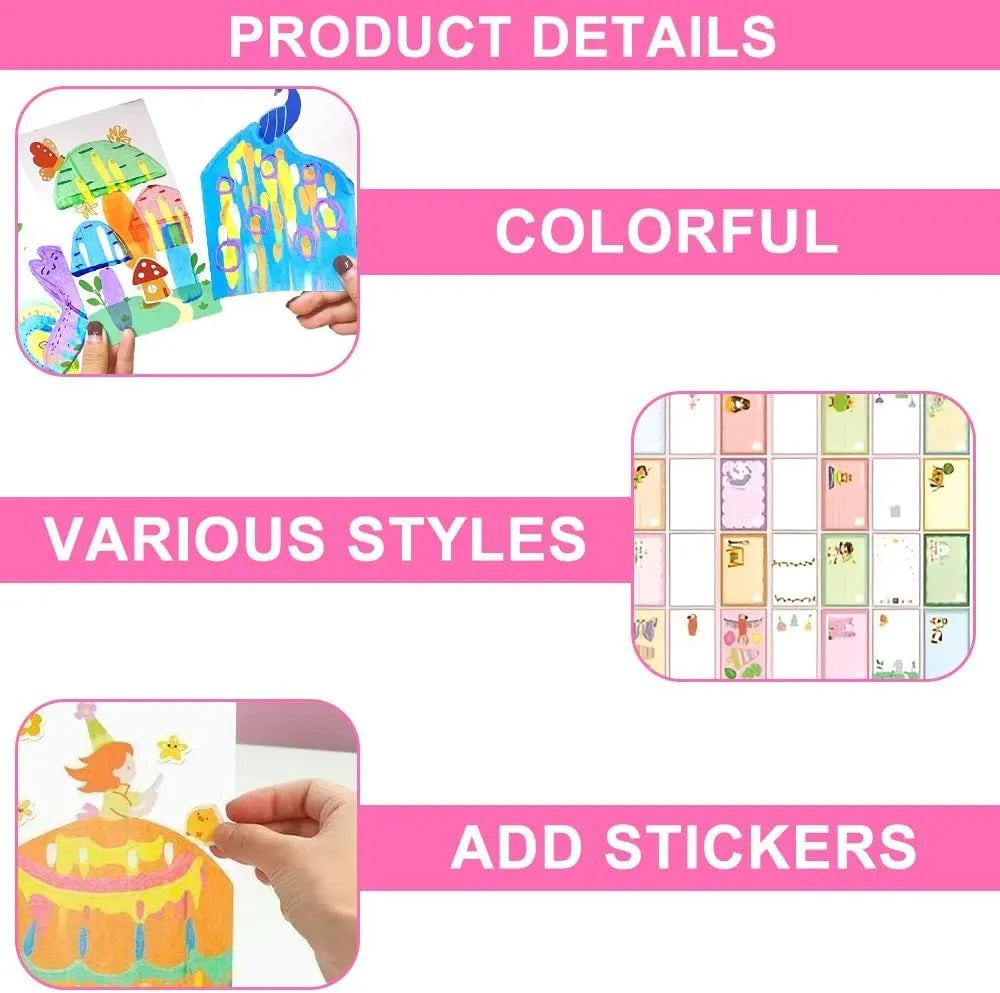 ColorFizz™ Rainbow Squeeze & Scratch Kit – Creative DIY Art Toy for Kids