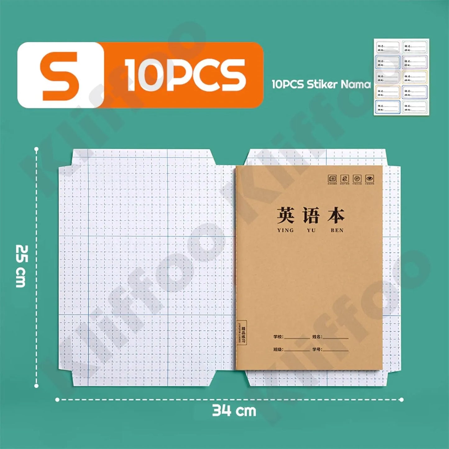 ClearCover Sticker Book Covers™ – Set of 30 Transparent Self-Adhesive Sheets (3 Sizes)