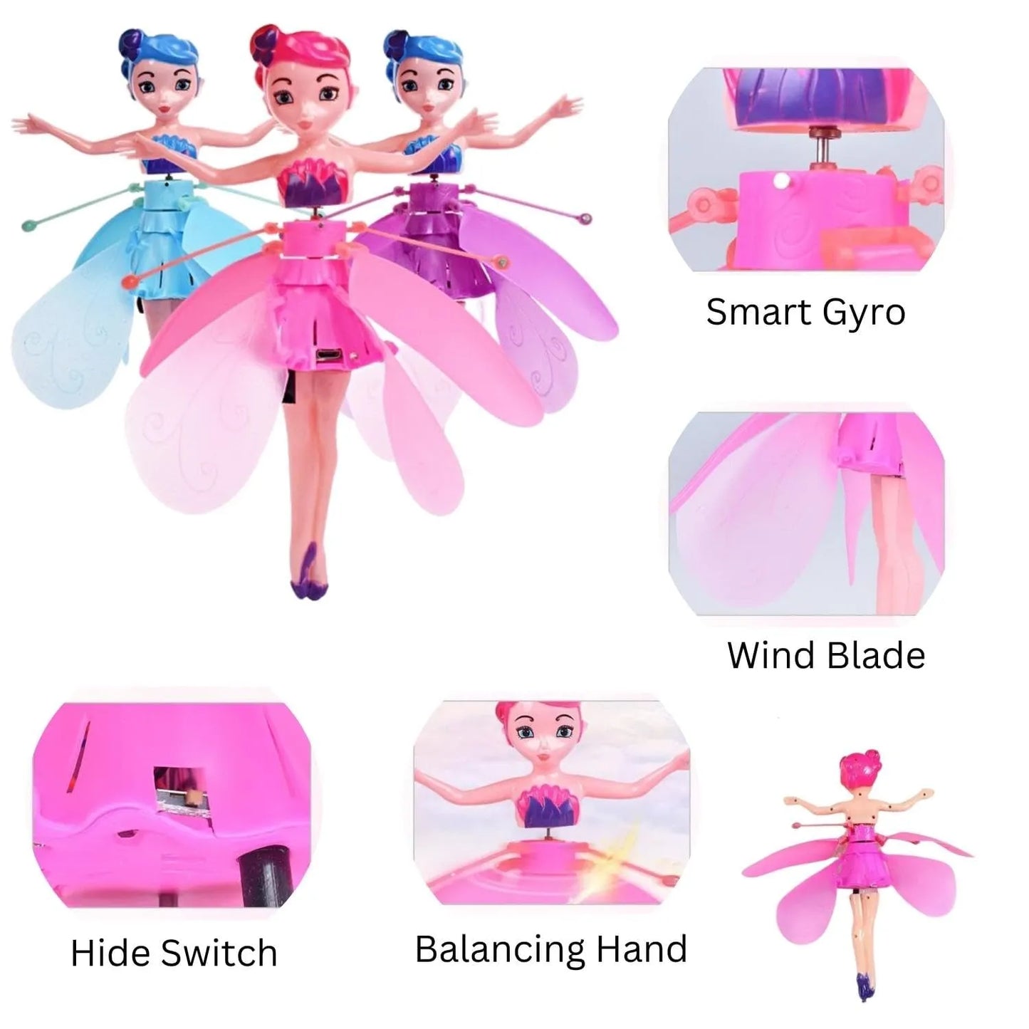FairyFly™ – Magical Hand-Controlled Flying Princess Doll
