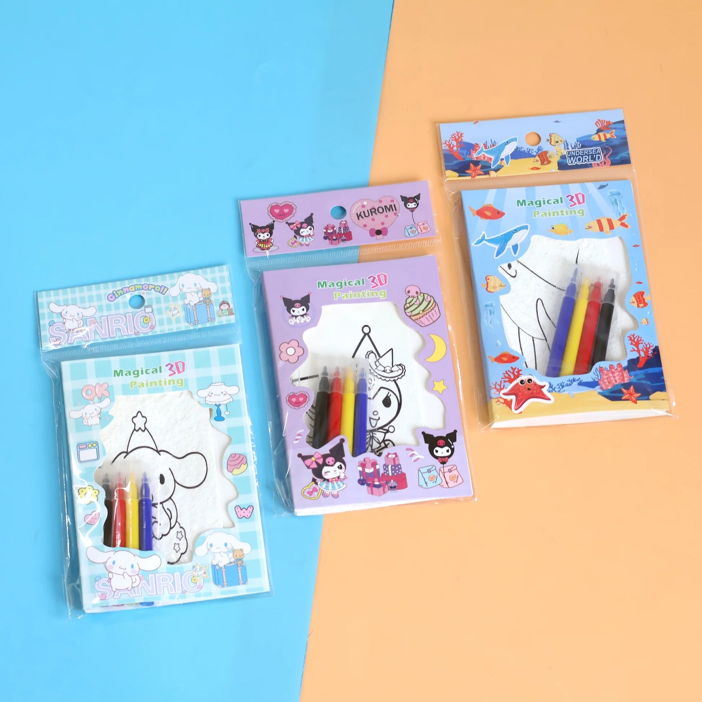 PuffyPix 3D Foam Painting Art Kit for Kids™ (Pack of 3)