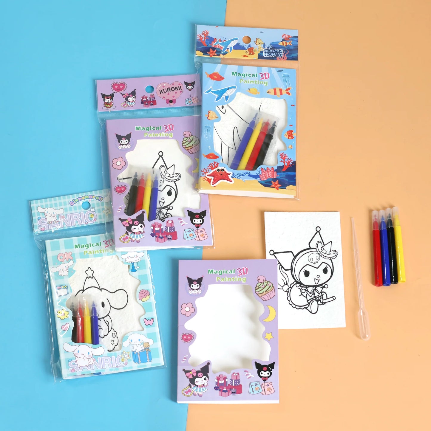 PuffyPix 3D Foam Painting Art Kit for Kids™ (Pack of 3)