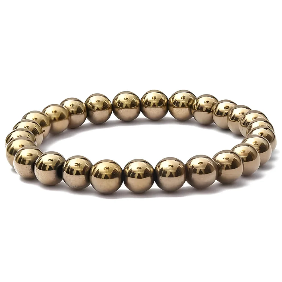 Golden Pyrite Bracelet™ - 8mm Beads