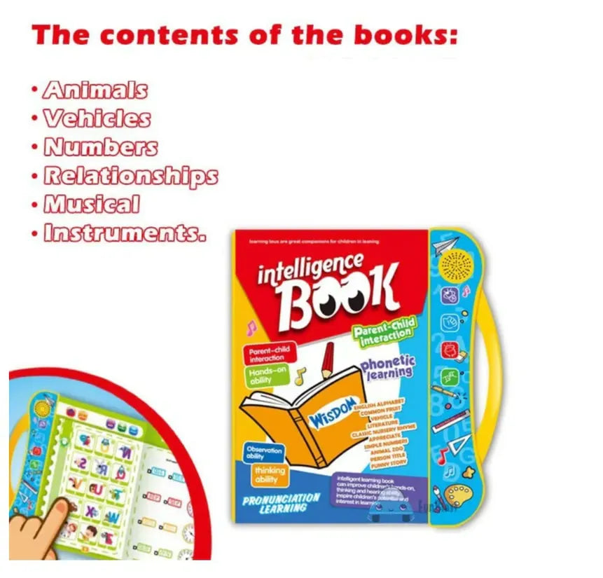 Interactive Learning Sound Book for Kids – Touch & Learn Fun™