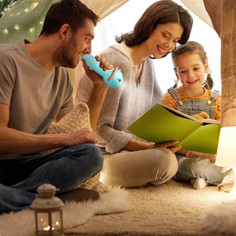 StarStory™ Projector Torch – 6-Slide Flashlight with Story Images for Kids | Night Light & Learning Toy