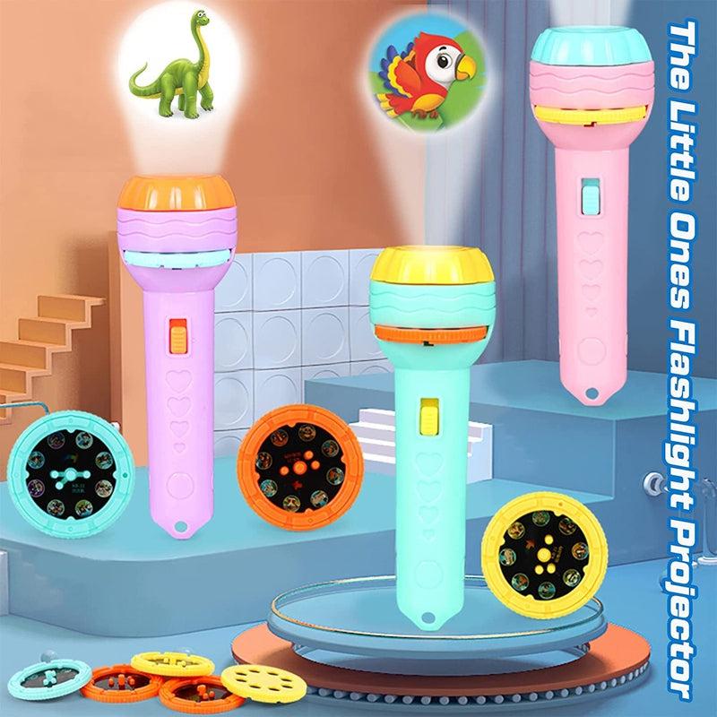 StarStory™ Projector Torch – 6-Slide Flashlight with Story Images for Kids | Night Light & Learning Toy