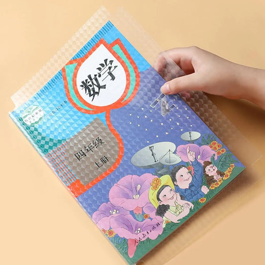 ClearCover Sticker Book Covers™ – Set of 30 Transparent Self-Adhesive Sheets (3 Sizes)