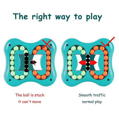Rotating Magic Bean Cube – Intelligent Stress Relief Toy™