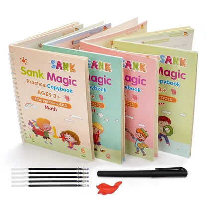 Sank Magic Practice Copy Book™ – Reusable Handwriting Workbook for Kids