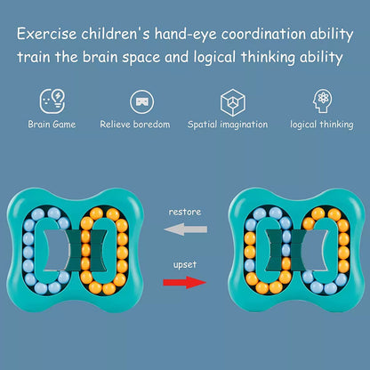 Rotating Magic Bean Cube – Intelligent Stress Relief Toy™