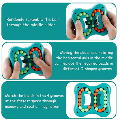 Rotating Magic Bean Cube – Intelligent Stress Relief Toy™