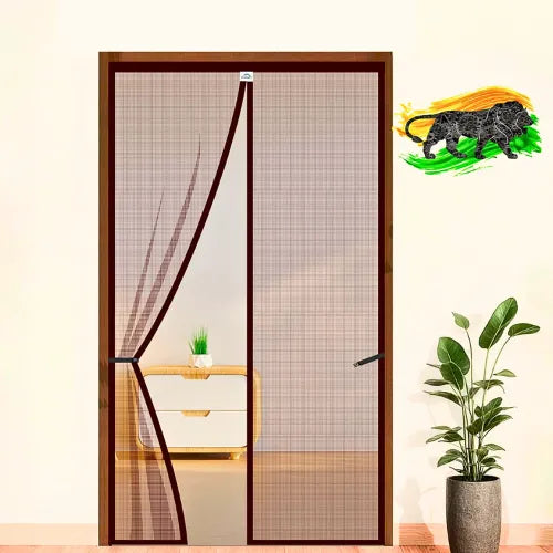 WonderNet™ Magnetic Mosquito Door Curtain – Foldable Mesh Screen with 80+ Magnets | Made in India